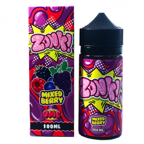 Mixed Berry E Liquid 100ml Shortfill By Zonk