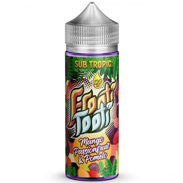 Mango Passionfruit & Pomelo Sub Tropic E Liquid 100ml by Frooti Tooti UK