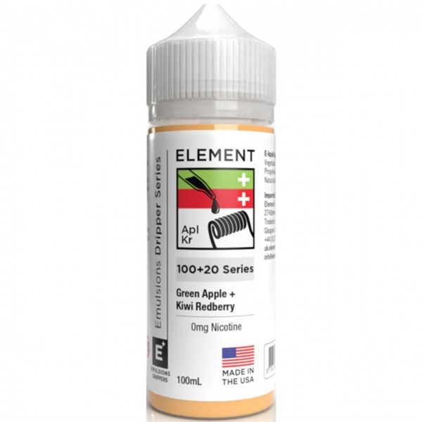Green Apple & Kiwi Redberry E Liquid 100ml by Element Emulsion Series