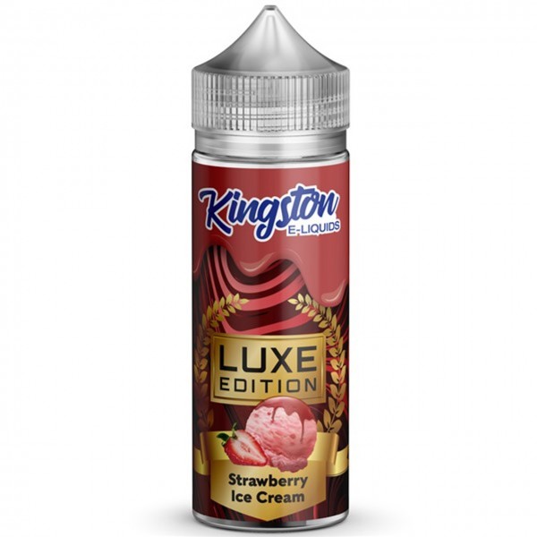 Strawberry Ice Cream E Liquid 100ml by Kingston Luxe Edition