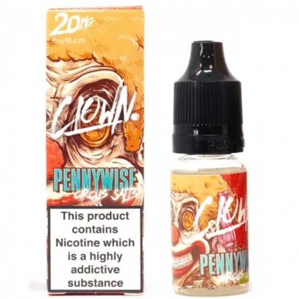 Pennywise Nic Salt E Liquid 10ml by Clown