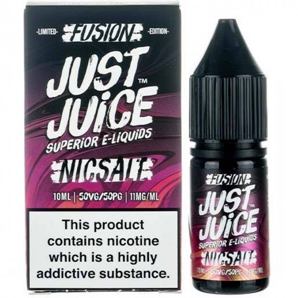 Berry Burst & Lemonade Fusion Nic Salt E Liquid 10ml By Just Juice