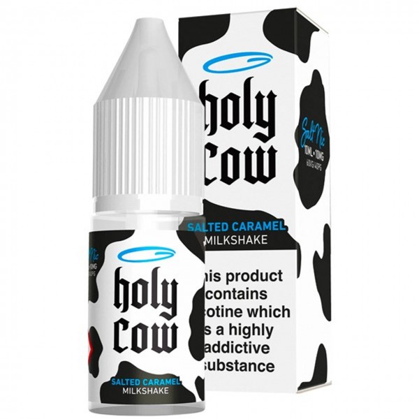 Salted Caramel Milkshake Nic Salt E Liquid 10ml By Holy Cow
