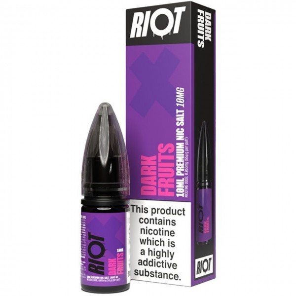 Dark Fruits Nic Salt E Liquid 10ml by Riot X