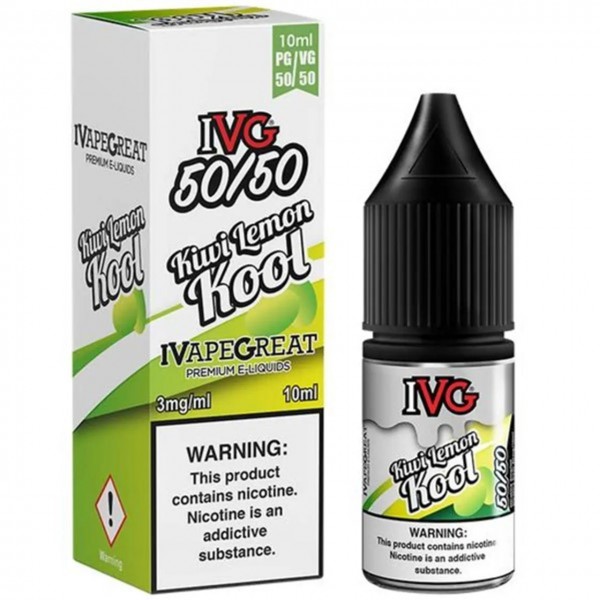 Kiwi Lemon Kool E Liquid 50/50 10ml By IVG