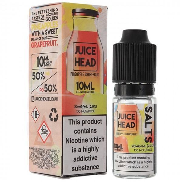 Pineapple Grapefruit Nic Salt E Liquid 10ml by Juice Head