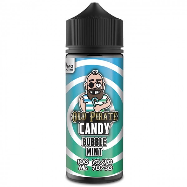Bubble Mint E Liquid 100ml by Old Pirate Candy