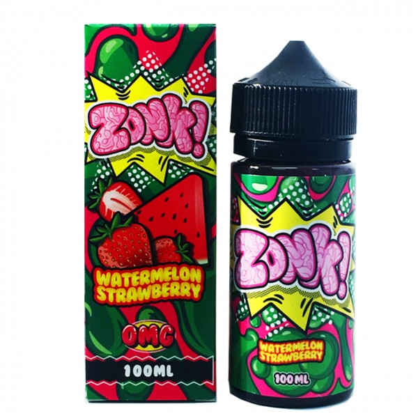 Watermelon Strawberry E Liquid 100ml Shortfill By Zonk