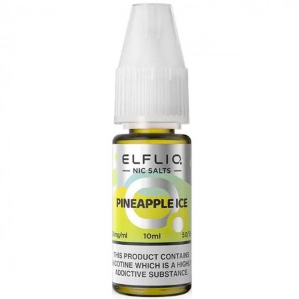 Pineapple Ice Nic Salt E Liquid 10ml By Elf Bar Elfliq