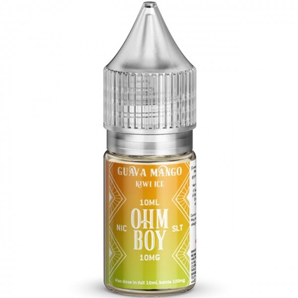 Guava Mango Kiwi Ice Nic Salt 10ml E Liquid By Ohm Boy SLT