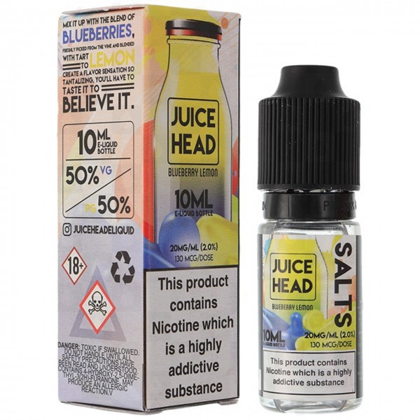 Blueberry Lemon Nic Salt E Liquid 10ml by Juice Head