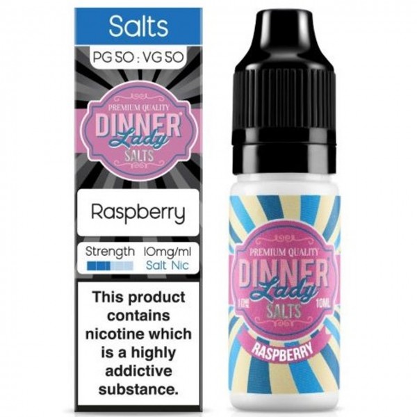 Raspberry Nic Salt E Liquid 10ml By Dinner Lady
