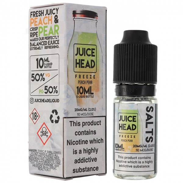 Peach Pear Freeze Nic Salt E Liquid 10ml by Juice Head