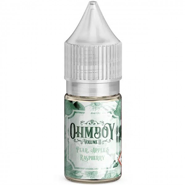 Pear Apple & Raspberry Nic Salt 10ml E Liquid By Ohm Boy Volume II