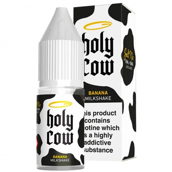 Banana Milkshake Nic Salt E Liquid 10ml By Holy Cow