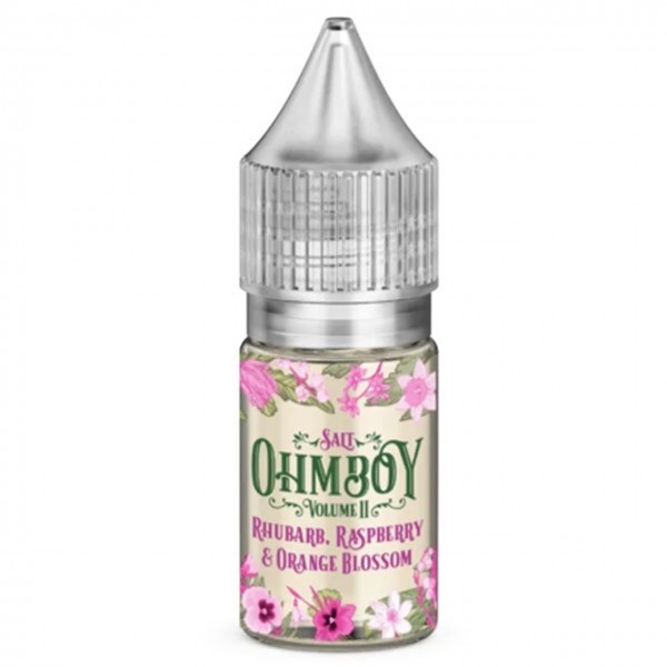 Rhubarb, Raspberry & Orange Nic Salt 10ml E Liquid By Ohm Boy Volume II