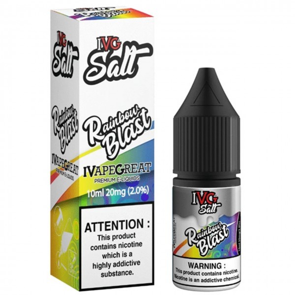Rainbow Blast Nic Salt E Liquid 10ml By I VG
