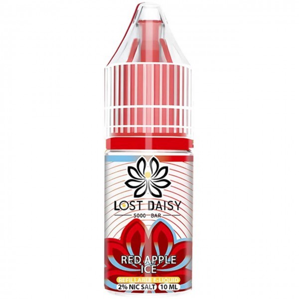 Red Apple Ice Nic Salt E Liquid 10ml by Lost Daisy