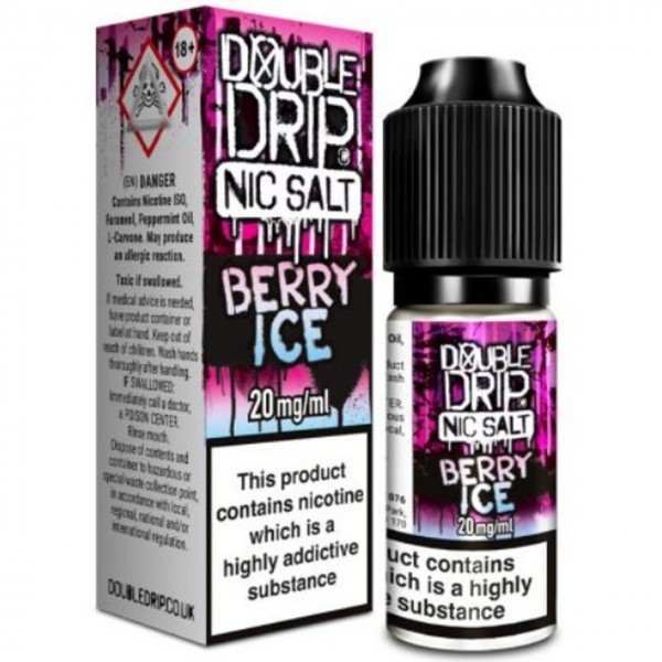 Berry Ice Nic Salt E Liquid 10ml by Double Drip
