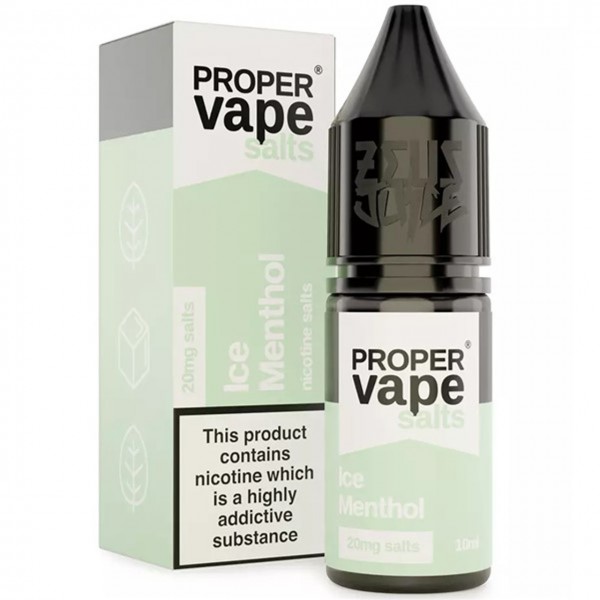Ice Menthol Nic Salt E Liquid 10ml by Proper Vape