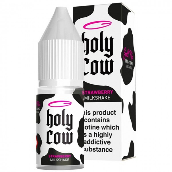 Strawberry Milkshake Nic Salt E Liquid 10ml By Holy Cow