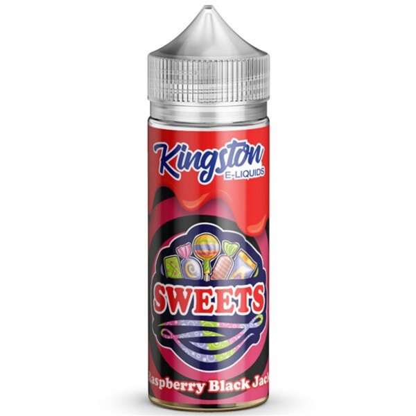 Raspberry Black Jack E Liquid 100ml by Kingston Sweets
