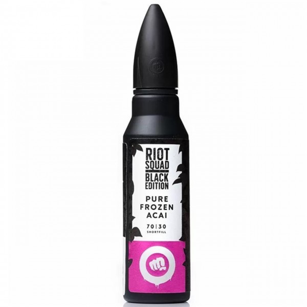 Pure Frozen Acai E Liquid 50ml by Riot Squad Black Edition
