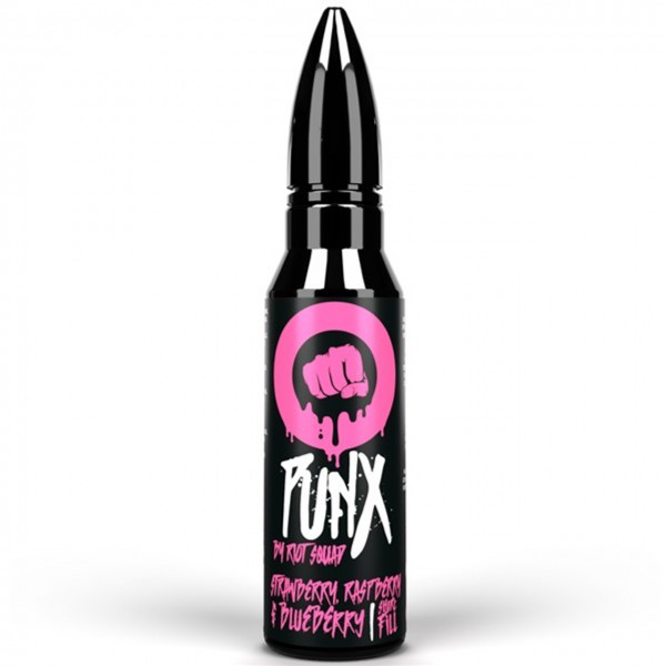 Strawberry Raspberry & Blueberry E Liquid 50ml by Punx Riot Squad