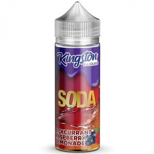 Blackcurrant Raspberry Lemonade Soda E Liquid 100ml by Kingston