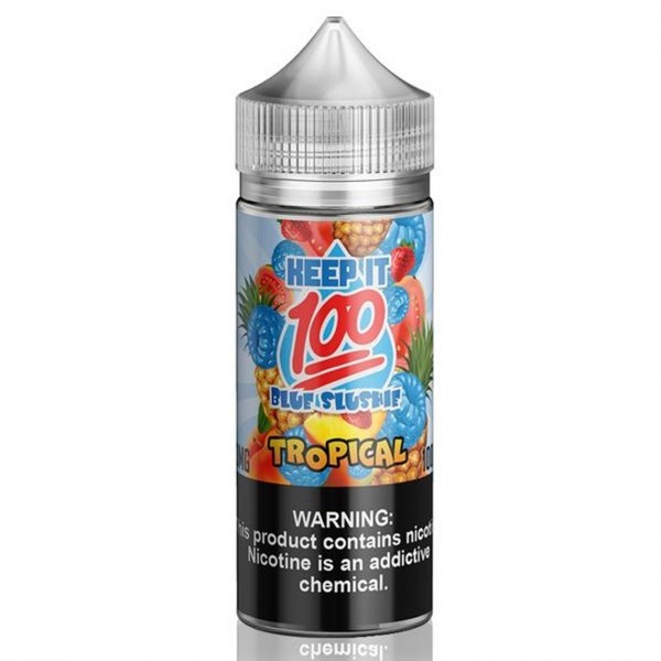 Blue Slushie Tropical E Liquid 100ml Shortfill By Keep It 100