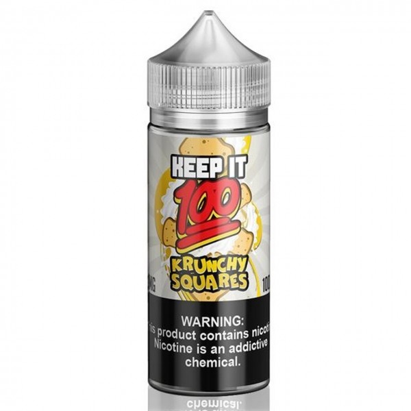 Krunchy Squares E Liquid 100ml Shortfill By Keep It 100