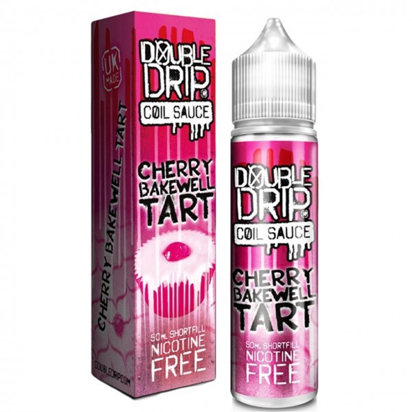 Cherry Bakewell Tart E Liquid 50ml by Double Drip Coil Sauce