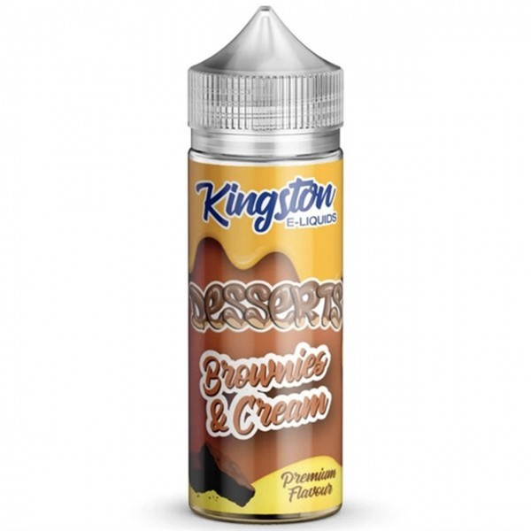 Brownies & Cream E Liquid 100ml by Kingston Desserts