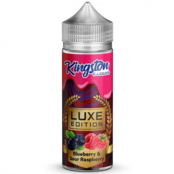 Blueberry & Sour Raspberry E Liquid 100ml by Kingston Luxe Edition