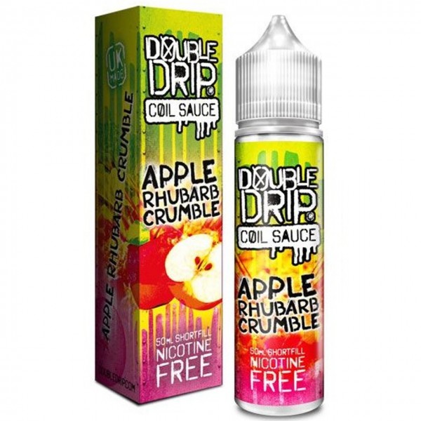 Apple & Rhubarb Crumble E Liquid 50ml by Double Drip Coil Sauce