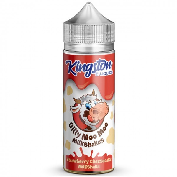 Strawberry Cheesecake Milkshakes E Liquid 100ml by Kingston Silly Moo Moo