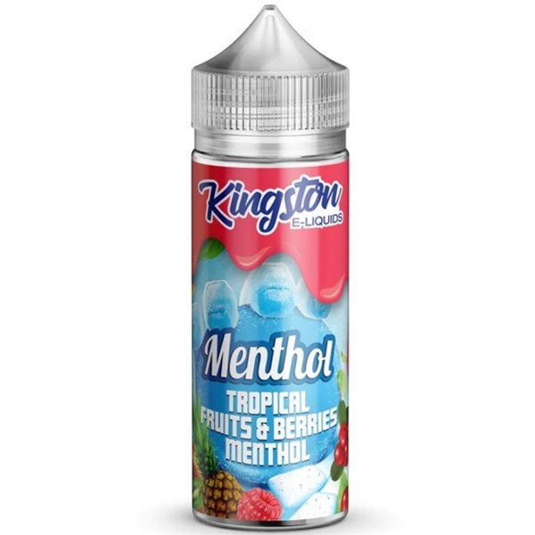 Tropical Fruits Berries Menthol E Liquid 100ml by Kingston