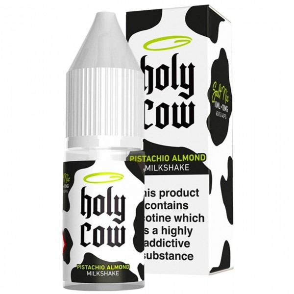 Pistachio Almond Milkshake Nic Salt E Liquid 10ml By Holy Cow