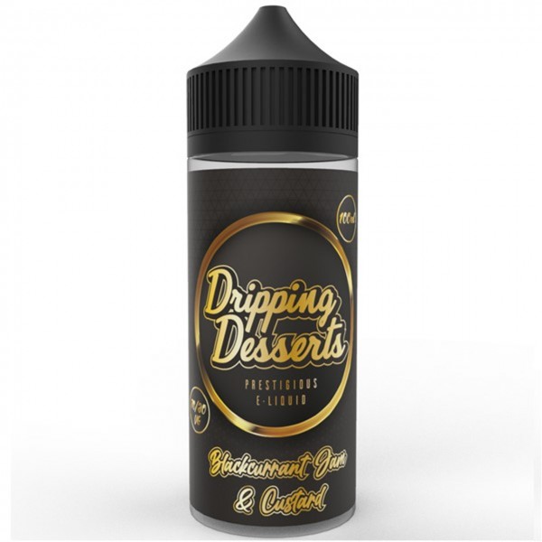 Blackcurrant Jam & Custard E Liquid 100ml by Dripping Desserts