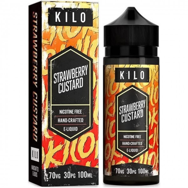 Strawberry Custard E Liquid 100ml by Kilo