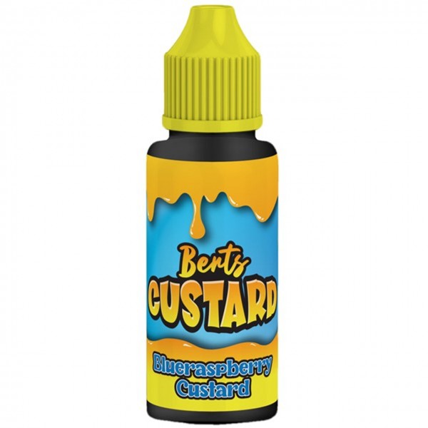 Blue Raspberry Custard E Liquid 100ml by Berts Custard