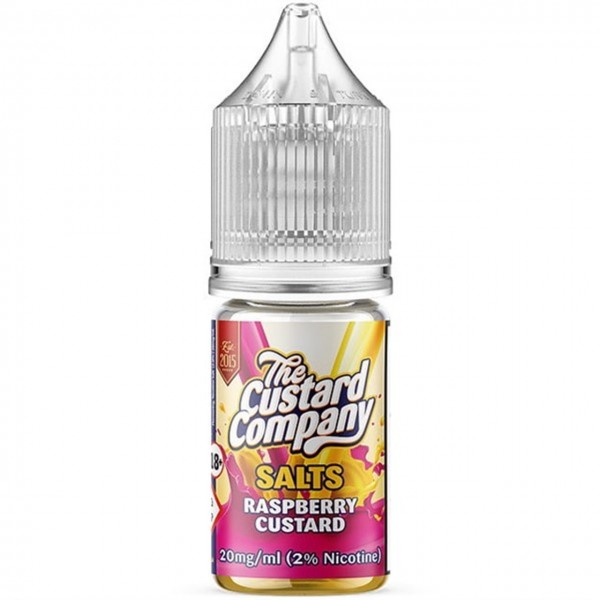 Raspberry Custard Nic Salt E Liquid 10ml by The Custard Company