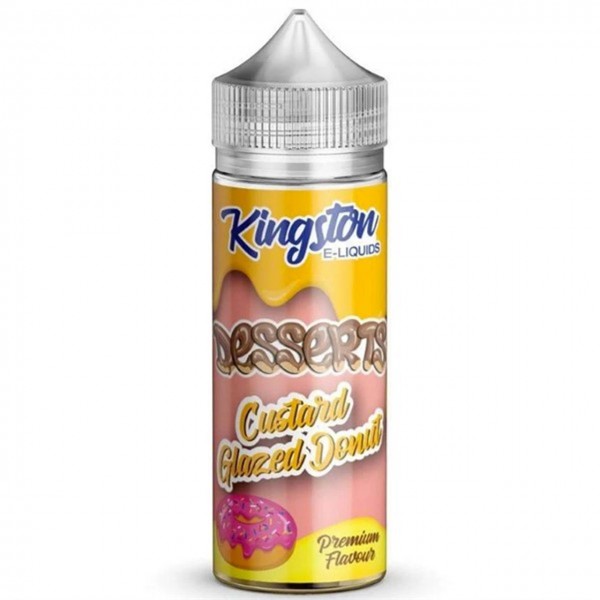 Custard Glazed Donut E Liquid 100ml by Kingston Desserts