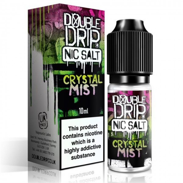 Crystal Mist Nic Salt E Liquid 10ml By Double Drip