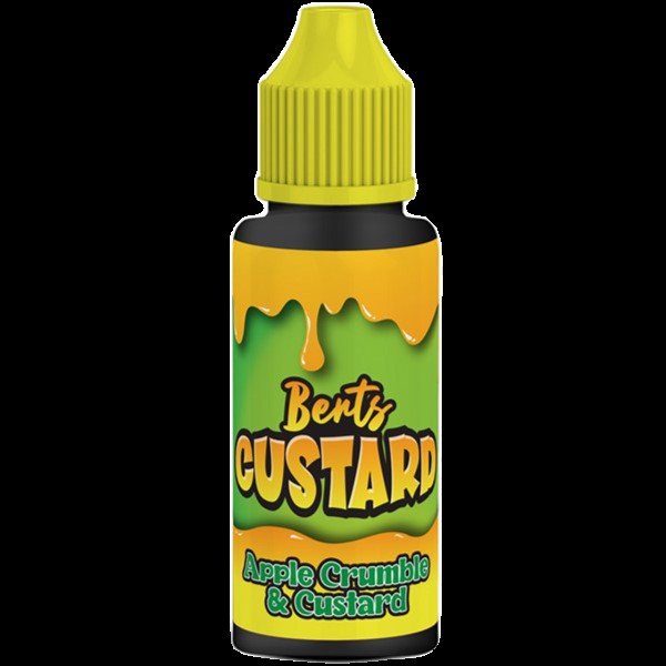 Apple Crumble & Custard E Liquid 100ml by Berts Custard