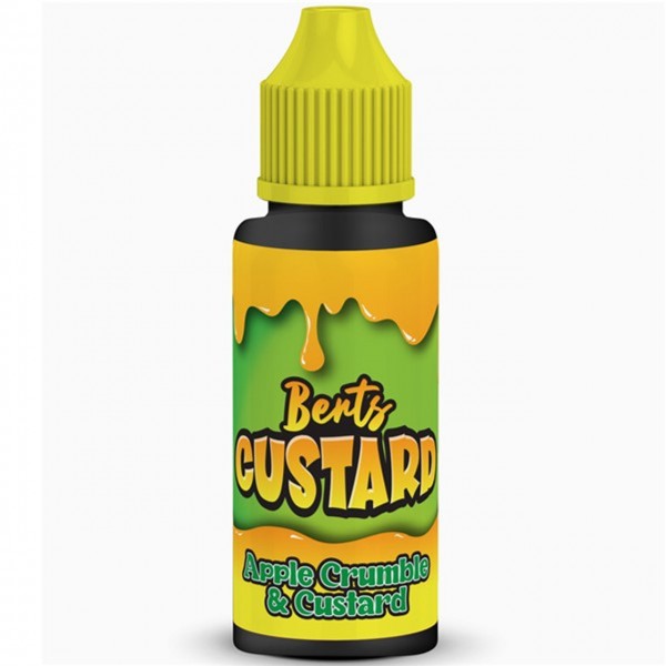 Apple Crumble & Custard E Liquid 100ml by Berts Custard