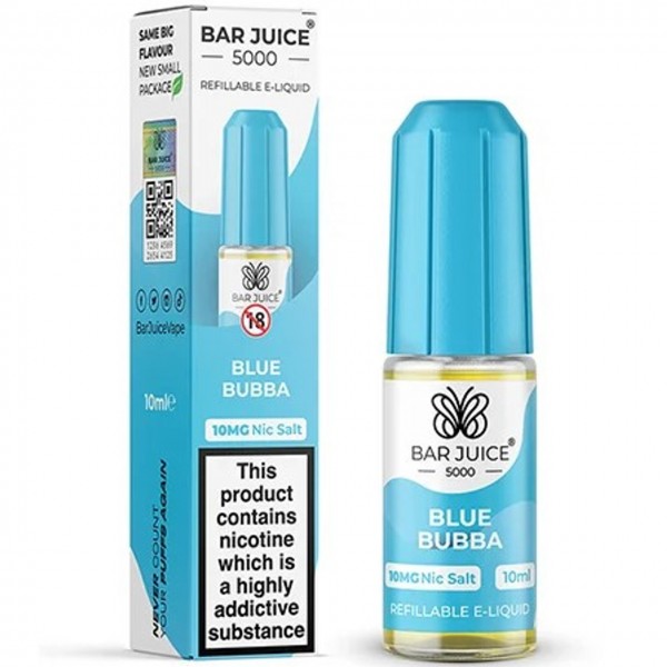 Blue Bubba Nic Salt E Liquid 10ml by Bar Juice 5000
