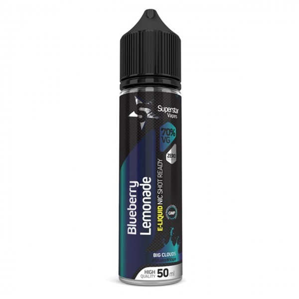 Blueberry Lemonade E Liquid 50ml Shortfill by Superstar Vapes