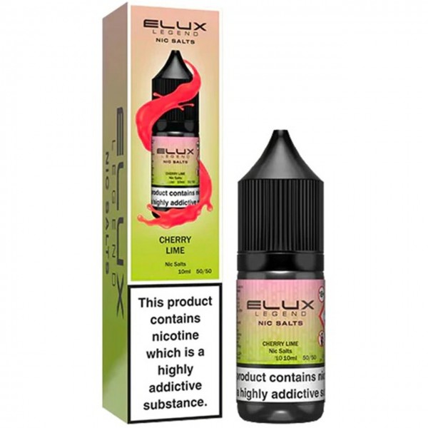 Cherry Lime Nic Salt E Liquid 10ml By Elux Legend