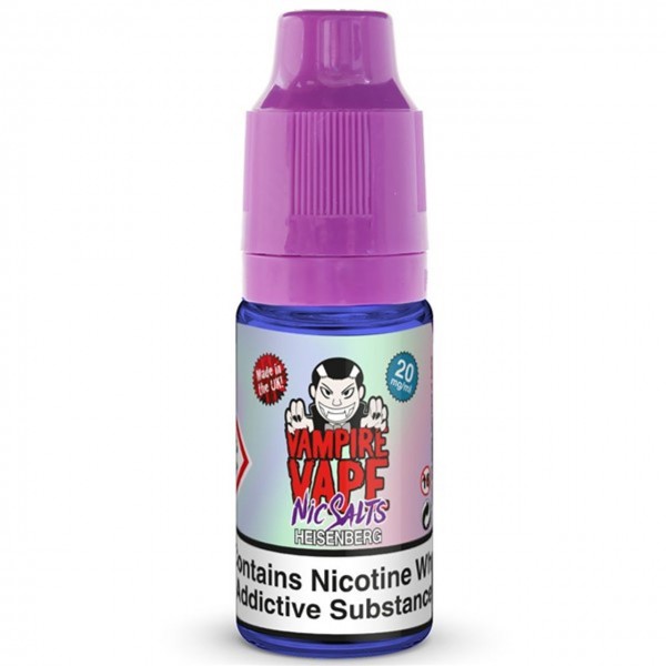 Heisenberg Nic Salt E Liquid 10ml By Vampire Vape